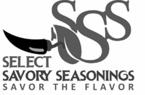 SSS SELECT SAVORY SEASONINGS SAVOR THE FLAVOR Logo (USPTO, 07.03.2019)