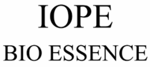 IOPE BIO ESSENCE Logo (USPTO, 11.11.2019)