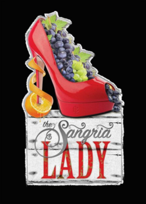 THE SANGRIA LADY BL Logo (USPTO, 02/12/2020)