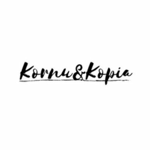 KORNU&KOPIA Logo (USPTO, 09.03.2020)