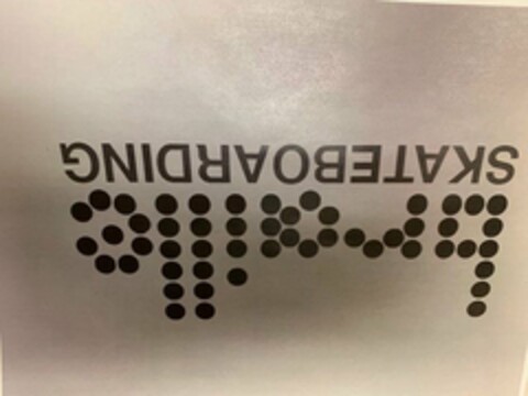 BRAILLE SKATEBOARDING Logo (USPTO, 04/20/2020)