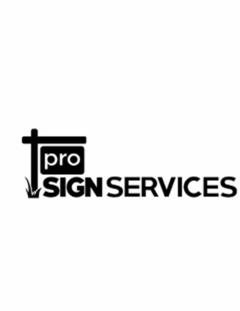 PRO SIGN SERVICES Logo (USPTO, 03.08.2020)