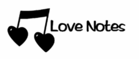 LOVE NOTES Logo (USPTO, 29.12.2008)