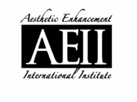 AESTHETIC ENHANCEMENT INTERNATIONAL INSTITUTE AEII Logo (USPTO, 07.04.2009)