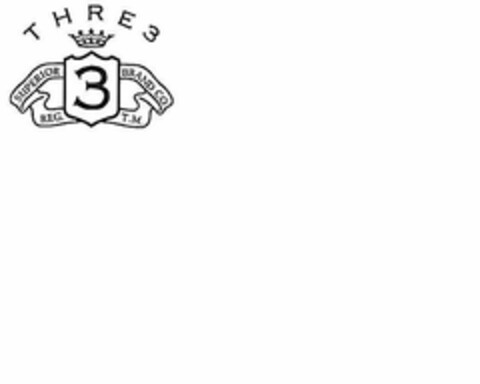 THRE3 3 SUPERIOR BRAND CO. Logo (USPTO, 29.05.2009)