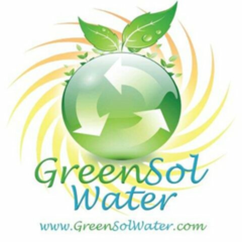 GREENSOLWATER WWW.GREENSOLWATER.COM Logo (USPTO, 30.06.2009)