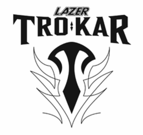 T LAZER TROKAR Logo (USPTO, 08/31/2009)