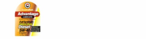 C COUNTRYMARK ADVANTAGE LUBRICANTS REFINING TECHNOLOGY WITH EXPERTISE FULL SYNTHETIC HEAVY DUTY DIESEL SAE 5W 40 ENGINE OIL REDUCES SOOT INCREASES MILEAGE EXTENDS ENGINE LIFE 1 US QUART 946ML Logo (USPTO, 12/18/2009)