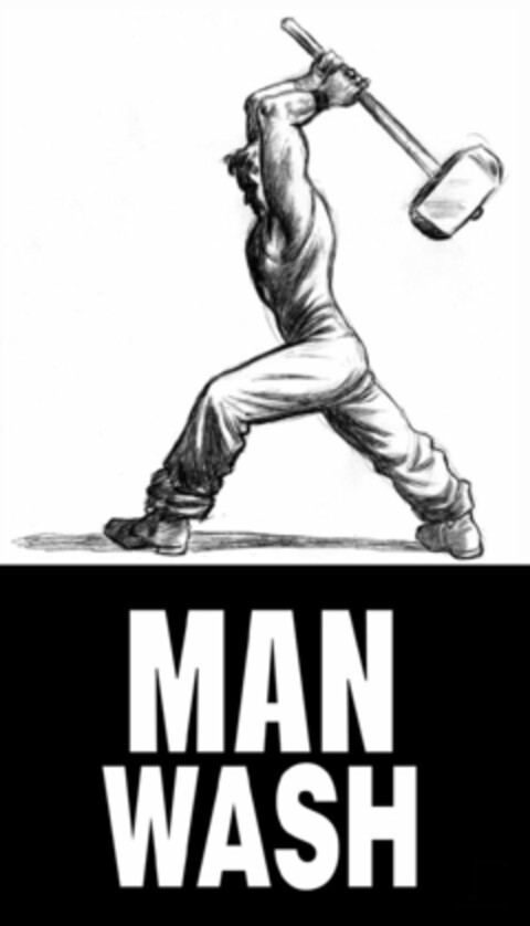 MAN WASH Logo (USPTO, 01/14/2010)