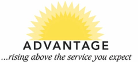 ADVANTAGE ...RISING ABOVE THE SERVICE YOU EXPECT Logo (USPTO, 09.06.2010)