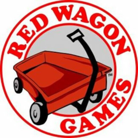 RED WAGON GAMES Logo (USPTO, 08/11/2010)