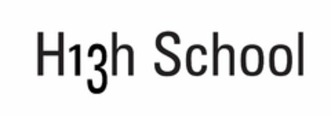 H13H SCHOOL Logo (USPTO, 08.02.2011)