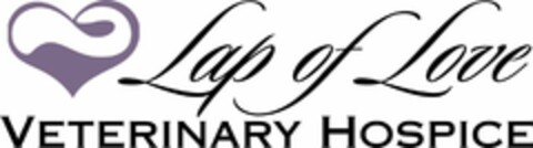 LAP OF LOVE VETERINARY HOSPICE Logo (USPTO, 02/18/2011)