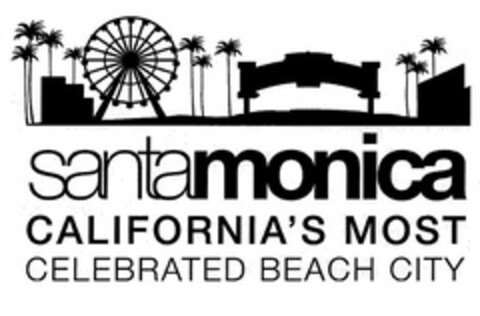 SANTAMONICA CALIFORNIA'S MOST CELEBRATED BEACH CITY Logo (USPTO, 11.04.2011)