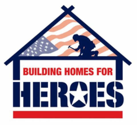 BUILDING HOMES FOR HEROES Logo (USPTO, 08.12.2011)