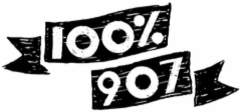 100% 907 Logo (USPTO, 27.03.2012)