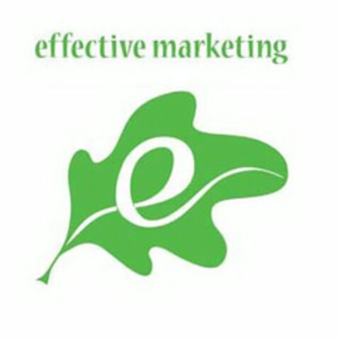 E EFFECTIVE MARKETING Logo (USPTO, 29.03.2012)