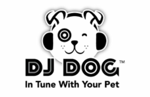 DJ DOG IN TUNE WITH YOUR PET Logo (USPTO, 17.06.2013)