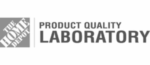 THE HOME DEPOT PRODUCT QUALITY LABORATORY Logo (USPTO, 08/01/2013)