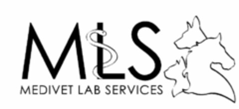 MLS MEDIVET LAB SERVICES Logo (USPTO, 26.02.2014)