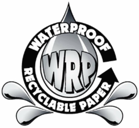 WRP WATERPROOF RECYCLABLE PAPER Logo (USPTO, 26.02.2014)