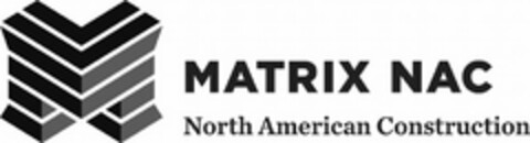 M MATRIX NAC NORTH AMERICAN CONSTRUCTION Logo (USPTO, 24.03.2014)