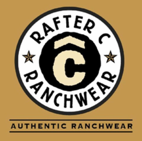 C RAFTER C RANCHWEAR AUTHENTIC RANCHWEAR Logo (USPTO, 24.06.2014)