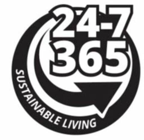 24-7 365 SUSTAINABLE LIVING Logo (USPTO, 22.09.2014)