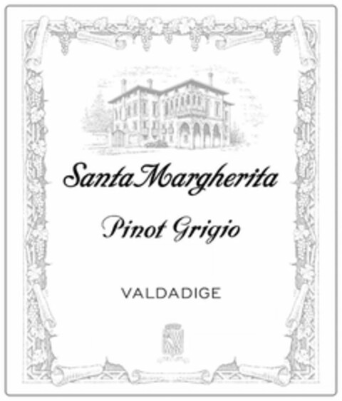 SANTA MARGHERITA PINOT GRIGIO VALDADIGE Logo (USPTO, 31.10.2014)