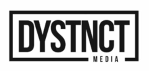 DYSTNCT MEDIA Logo (USPTO, 06/29/2015)