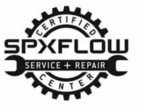 CERTIFIED SPXFLOW SERVICE + REPAIR CENTER Logo (USPTO, 05.11.2015)