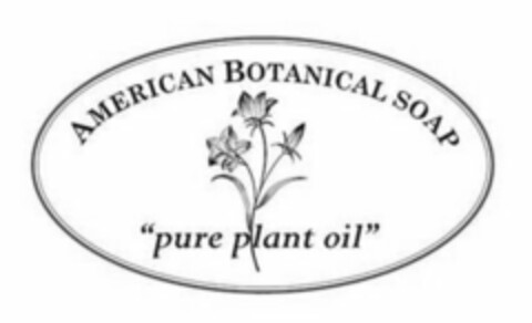 AMERICAN BOTANICAL SOAP "PURE PLANT OIL" Logo (USPTO, 05/30/2017)