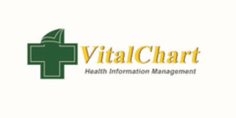 VITALCHART HEALTH INFORMATION MANAGEMENT Logo (USPTO, 19.06.2017)