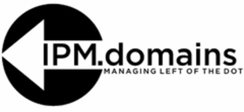 IPM.DOMAINS MANAGING LEFT OF THE DOT Logo (USPTO, 19.06.2017)