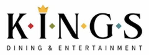 K I N G S DINING & ENTERTAINMENT Logo (USPTO, 07/24/2017)
