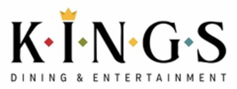 K I N G S DINING & ENTERTAINMENT Logo (USPTO, 24.07.2017)