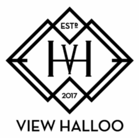 VH VIEW HALLOO ESTD 2017 Logo (USPTO, 17.12.2017)