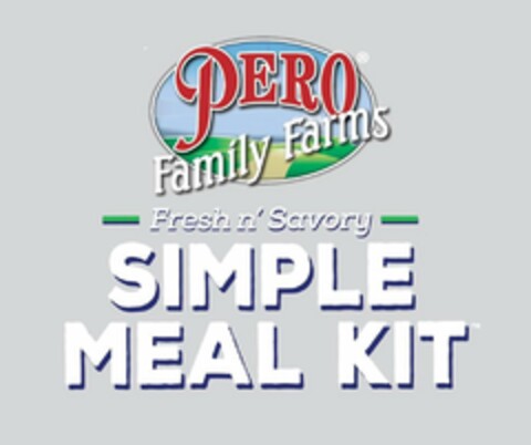 PERO FAMILY FARMS FRESH N' SAVORY SIMPLE MEAL KIT Logo (USPTO, 30.07.2018)