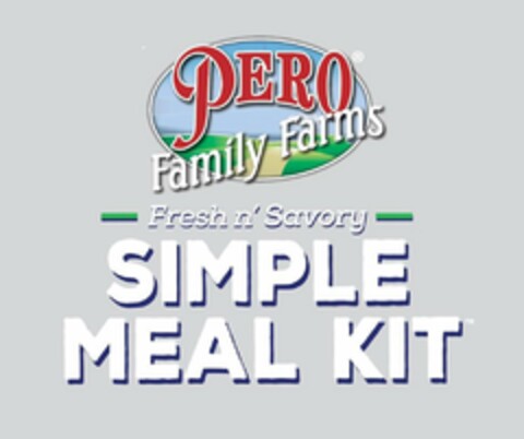 PERO FAMILY FARMS FRESH N' SAVORY SIMPLE MEAL KIT Logo (USPTO, 07/30/2018)