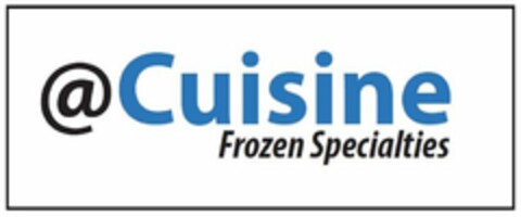 @ CUISINE FROZEN SPECIALTIES Logo (USPTO, 01/17/2019)