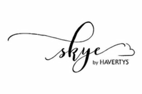 SKYE BY HAVERTYS Logo (USPTO, 08/08/2019)