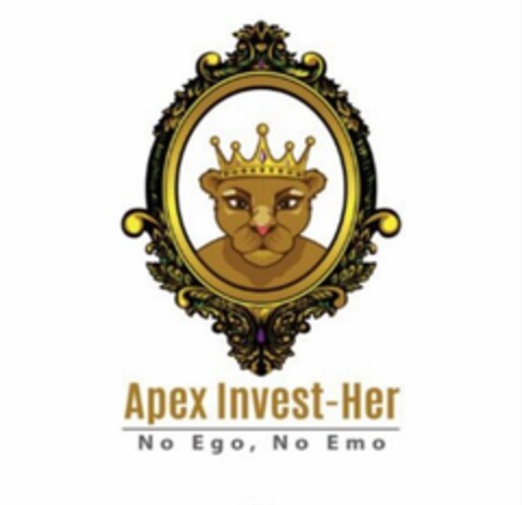 APEX INVEST-HER NO EGO, NO EMO Logo (USPTO, 12/12/2019)