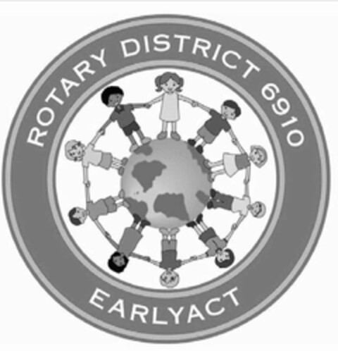 ROTARY DISTRICT 6910 EARLYACT Logo (USPTO, 06.04.2020)