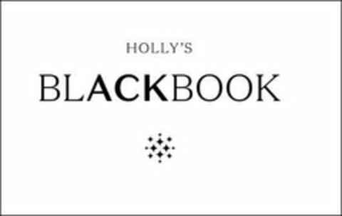 HOLLY'S BLACKBOOK Logo (USPTO, 16.04.2020)