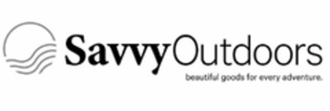 SAVVY OUTDOORS BEAUTIFUL GOODS FOR EVERY ADVENTURE Logo (USPTO, 29.05.2020)
