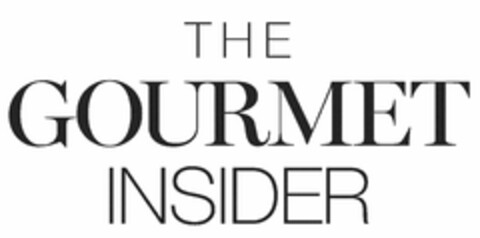 THE GOURMET INSIDER Logo (USPTO, 06/11/2020)