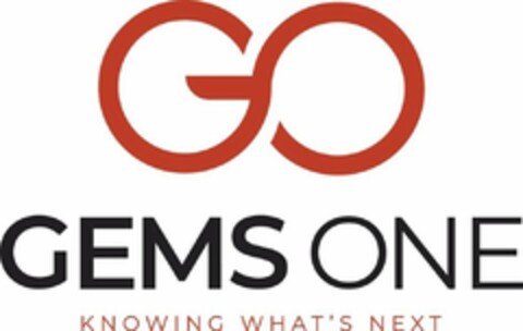 GO GEMS ONE KNOWING WHAT'S NEXT Logo (USPTO, 21.07.2020)