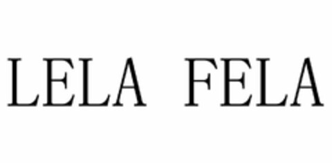 LELA FELA Logo (USPTO, 31.08.2020)