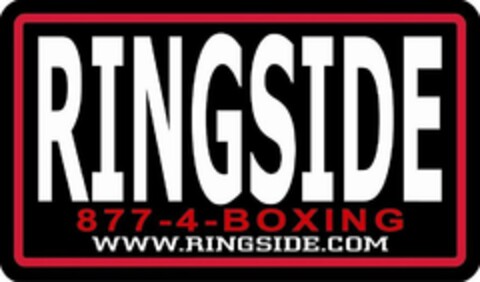 RINGSIDE 877-4-BOXING WWW.RINGSIDE.COM Logo (USPTO, 10.11.2009)