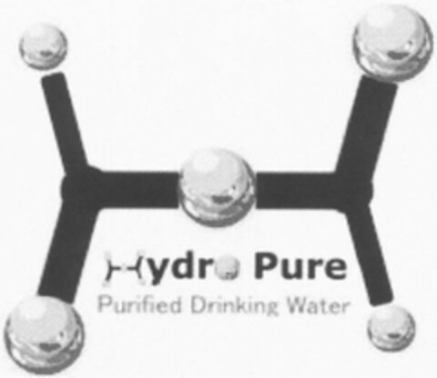 H HYDRO PURE PURIFIED DRINKING WATER Logo (USPTO, 07.12.2009)